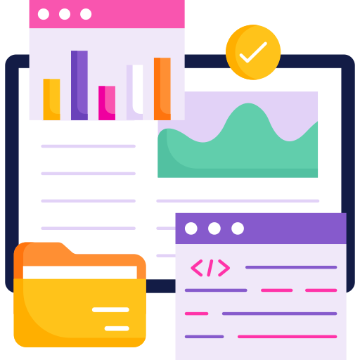 portfolio building icon