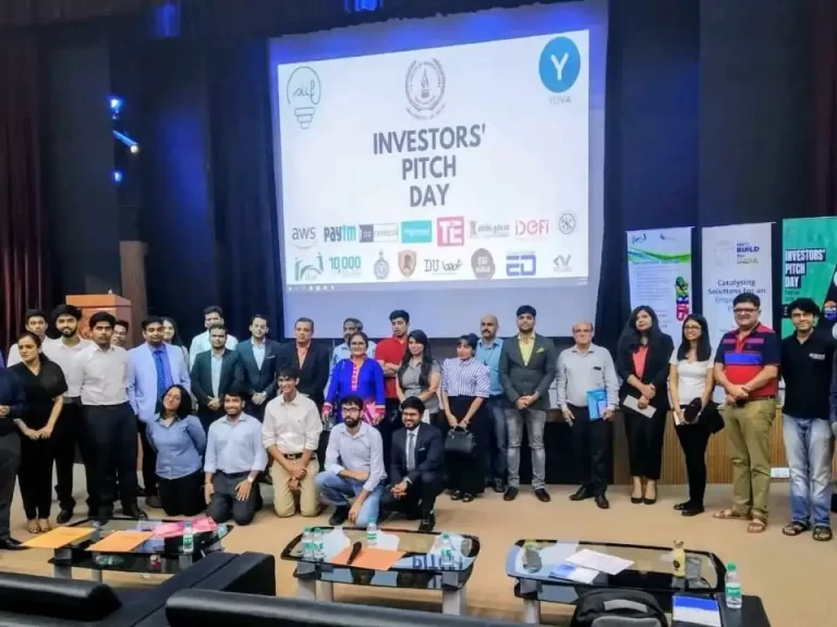 SkillCircle students at an investor pitch day