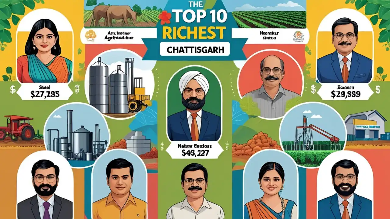 Read more about the article Top 10 Richest Person in Chhattisgarh 2025: Net Worth, Business & Lifestyle