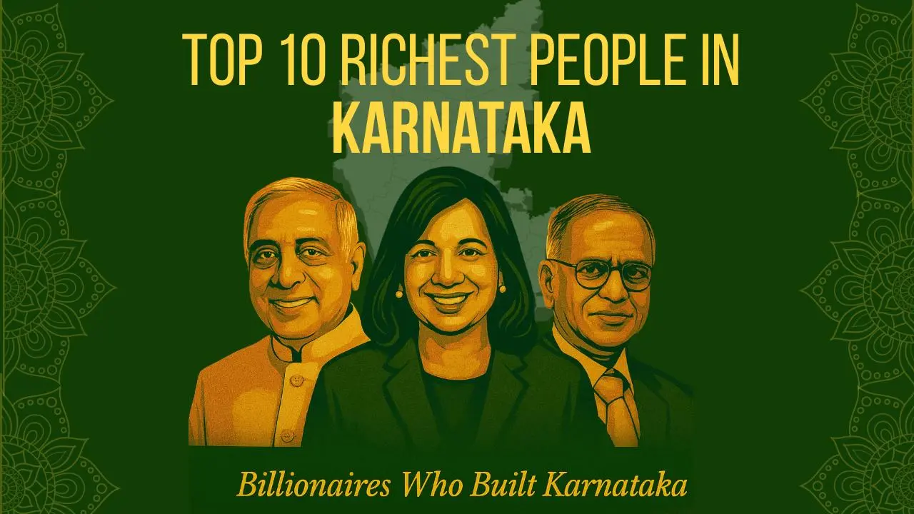 Read more about the article Top 10 Richest People in Karnataka 2025 – Net Worth, Business & Lifestyle