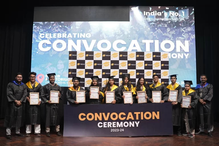 SkillCircle convocation ceremony group on stage
