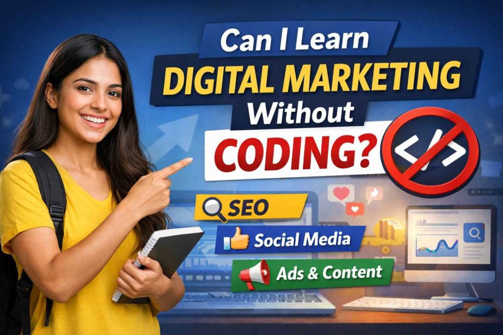 can i learn digital marketing without coding