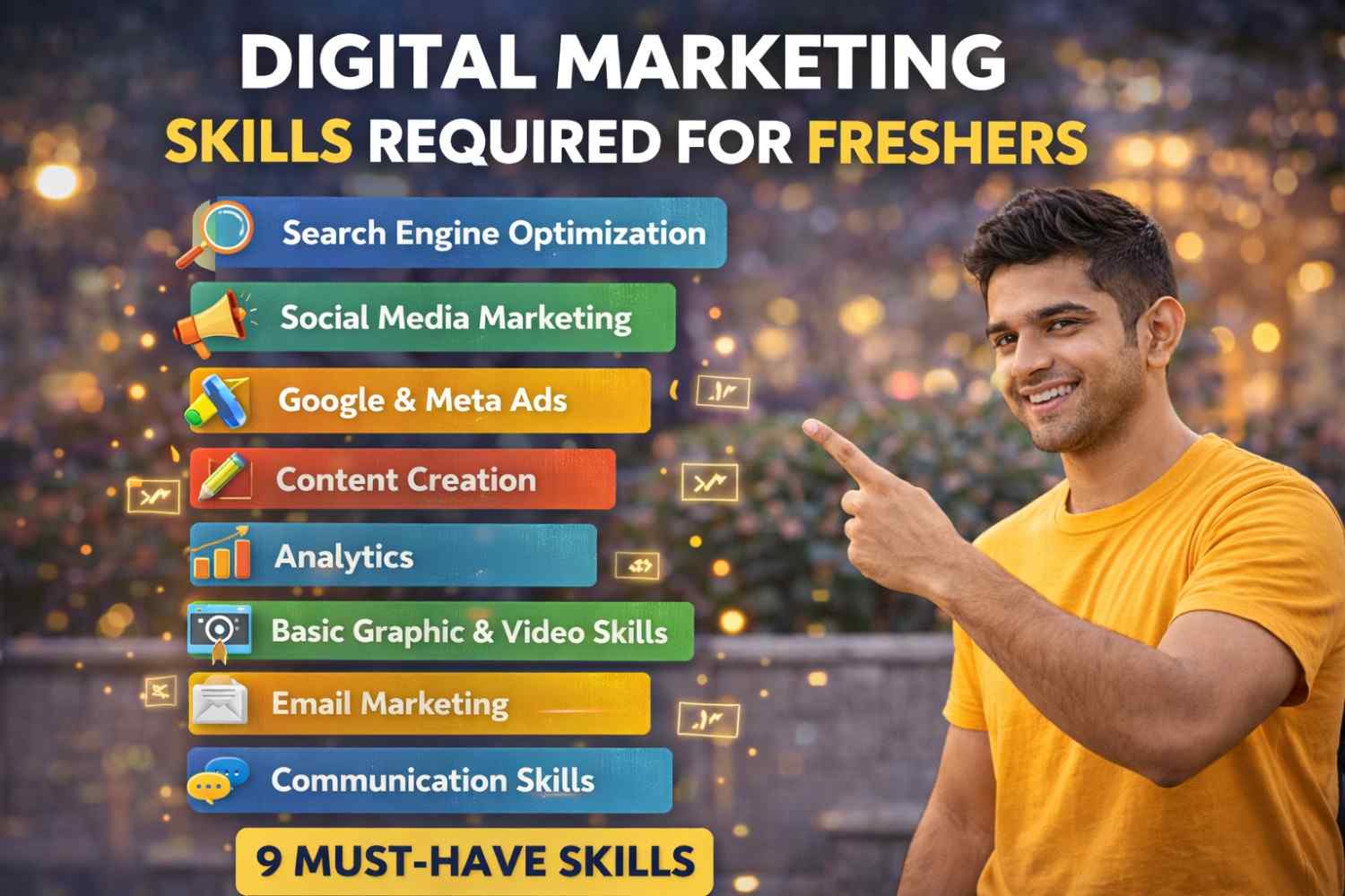digital marketing skills required for freshers