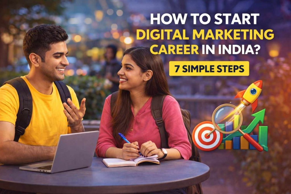 how to start digital marketing career in india