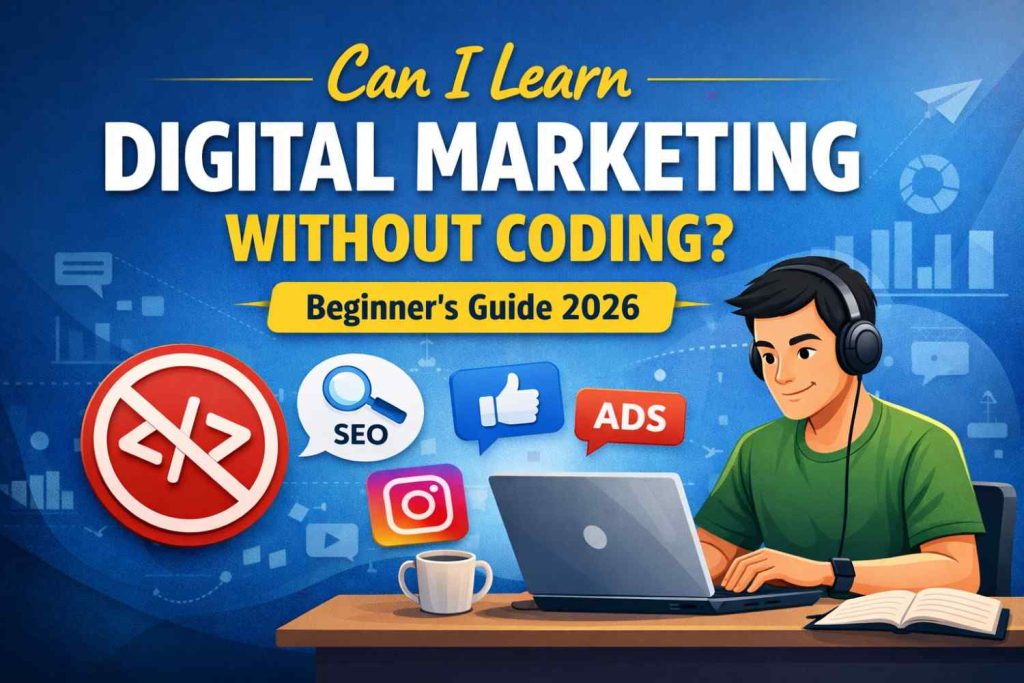 can i learn digital marketing without coding