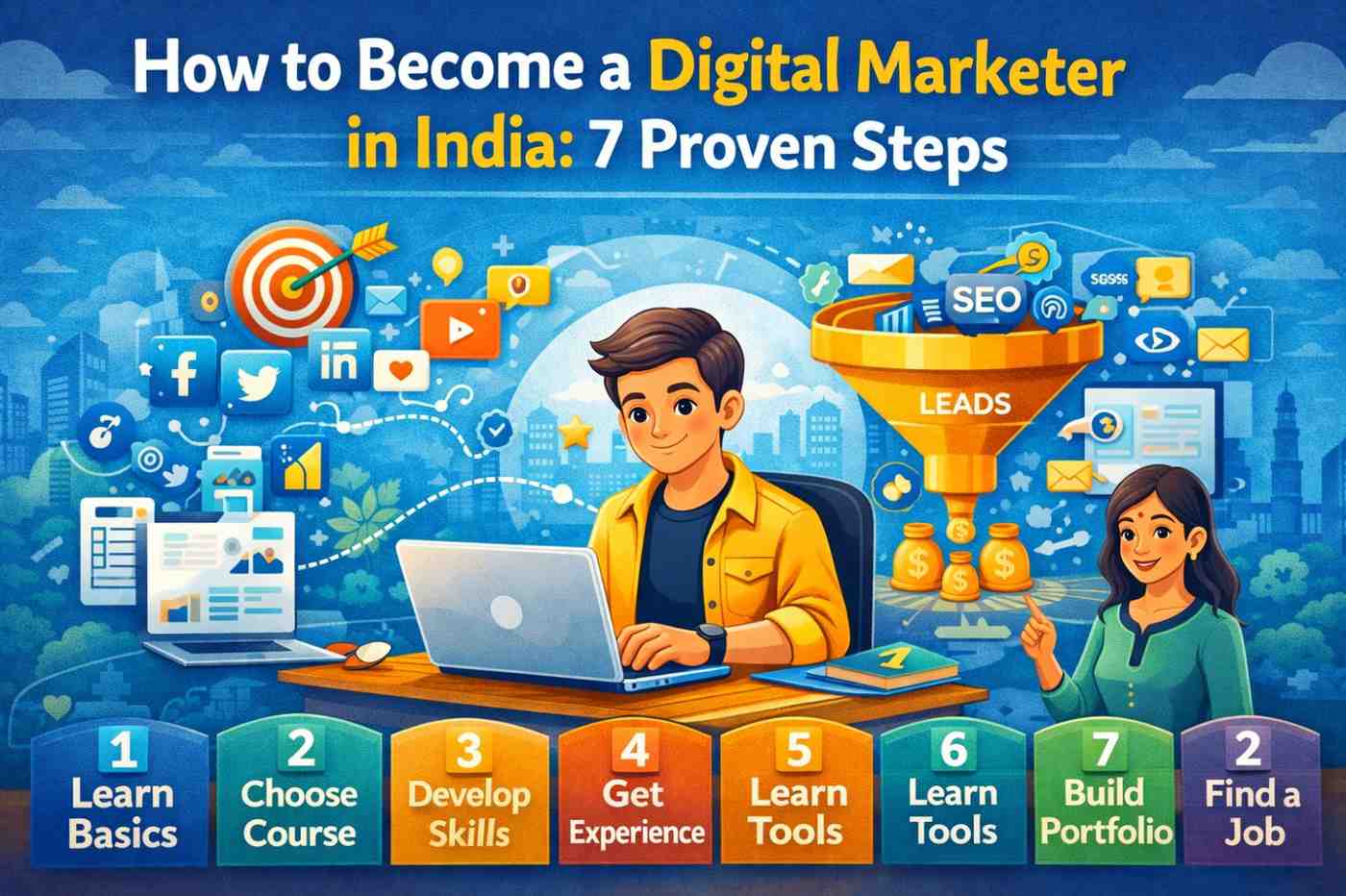 How to Become a Digital Marketer in India: Step-by-Step Guide