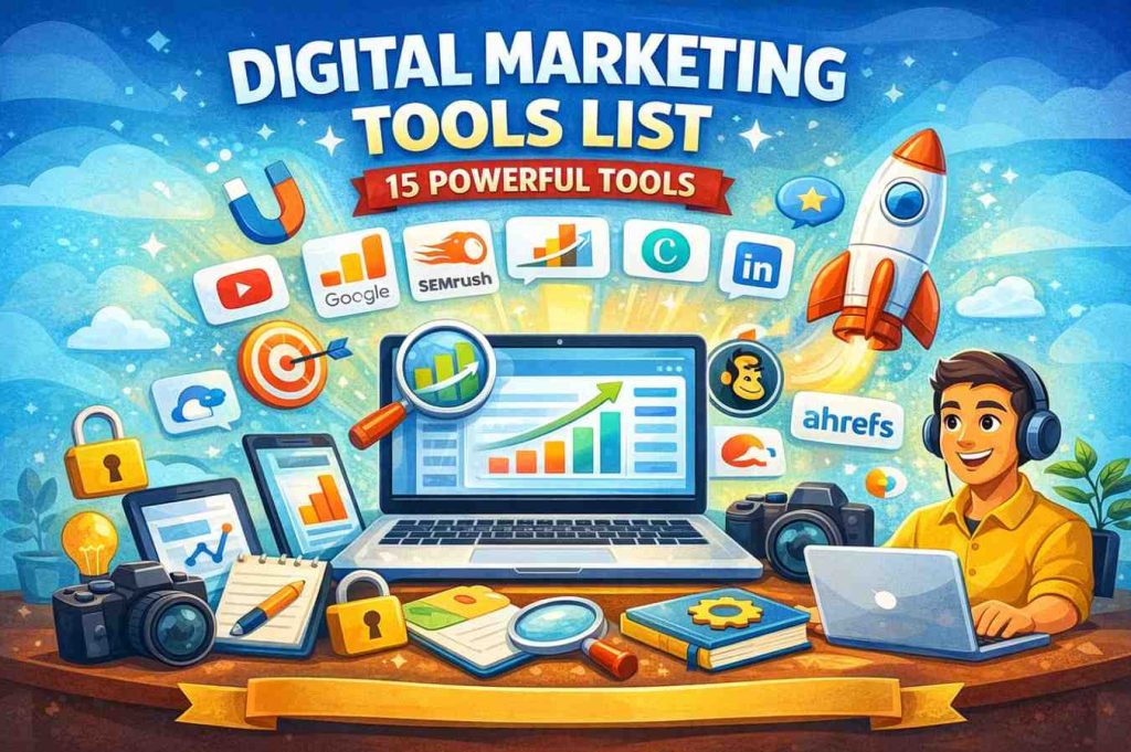 digital marketing tools list