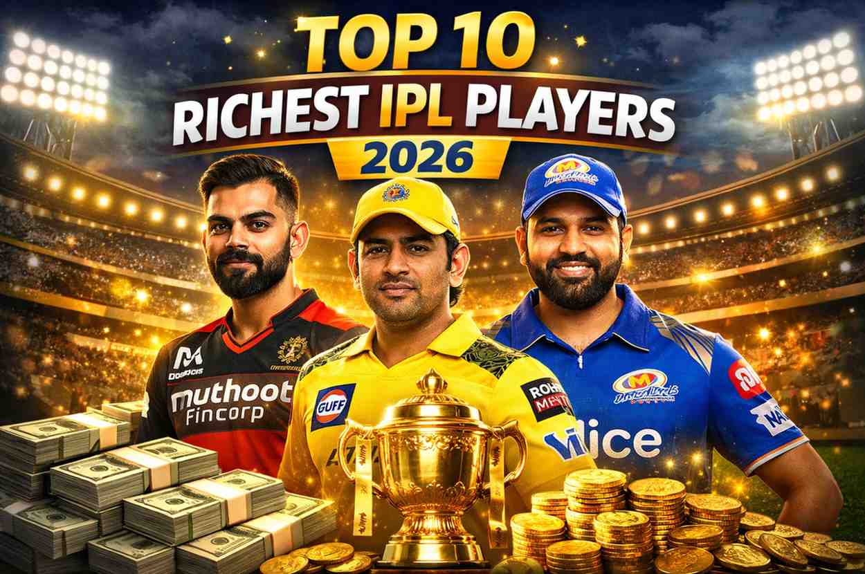 Top 10 Richest IPL Players (2026 Salary + Net Worth)