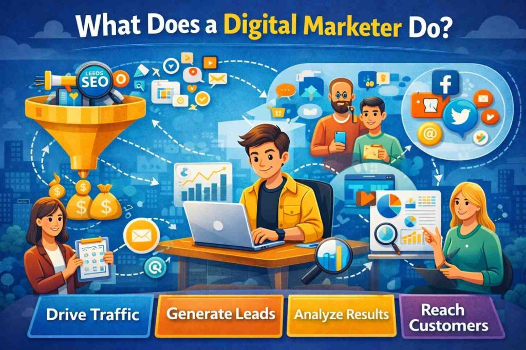 what does a digital marketer do