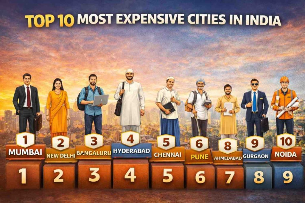 Top 10 Most Expensive Cities in India