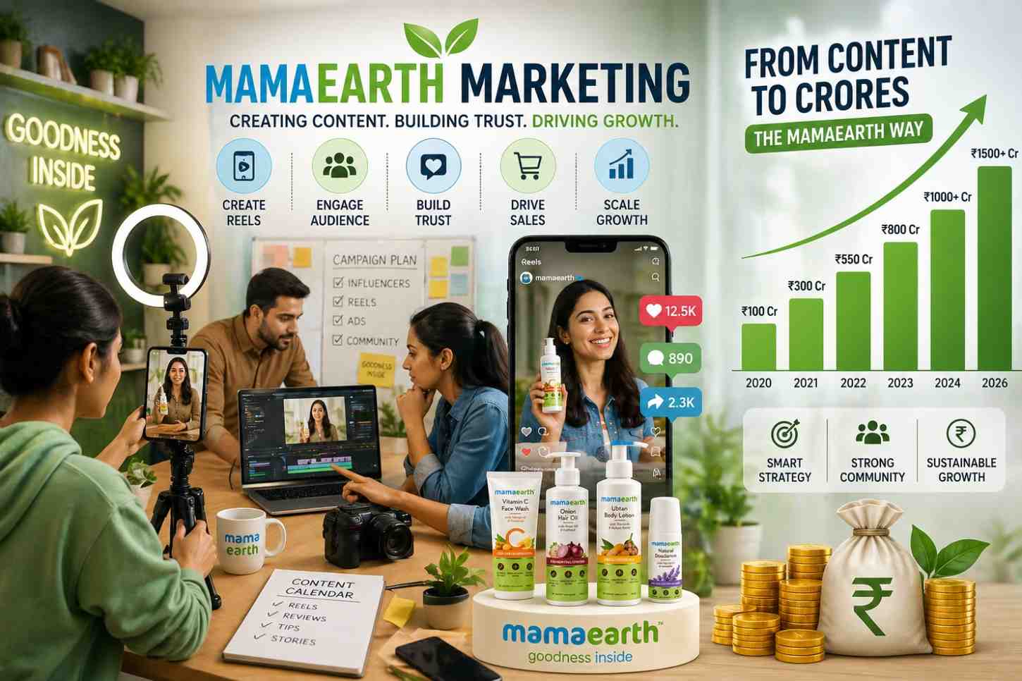 digital marketing strategy of mamaearth
