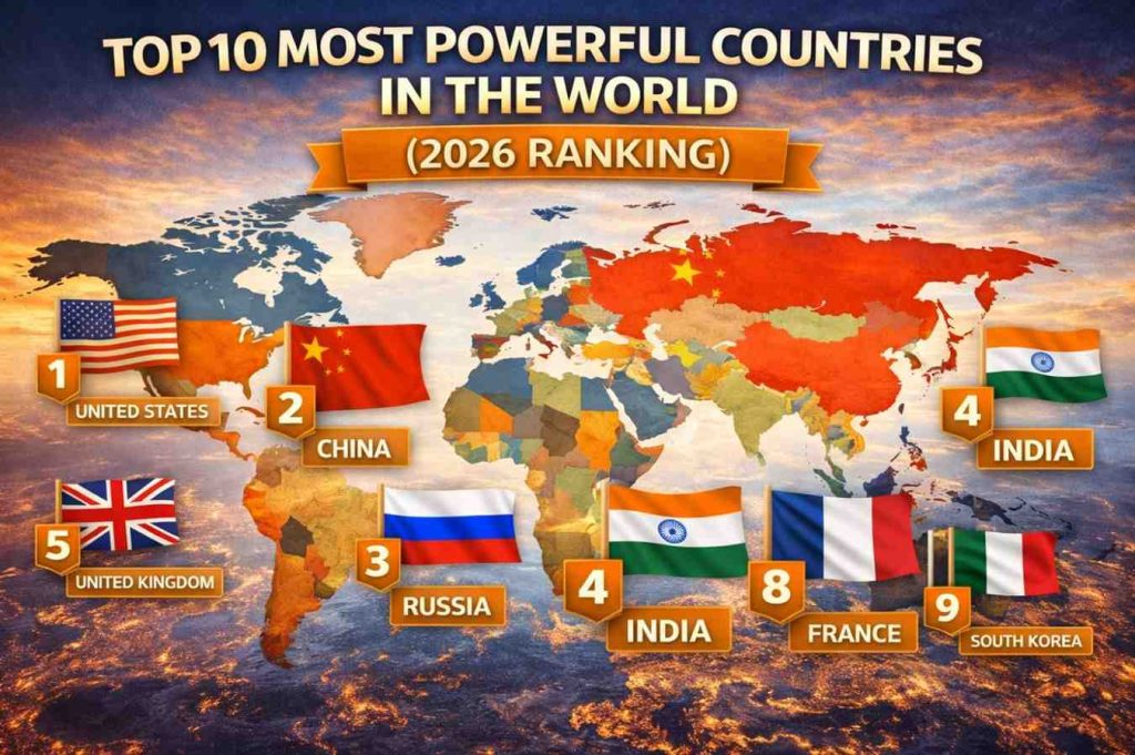 top 10 most powerful countries in the world