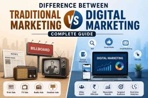 Difference Between Traditional Marketing and Digital Marketing — Complete Guide