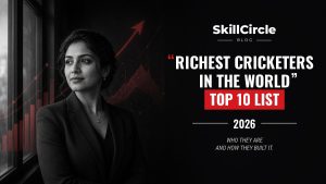 Top 10 Richest Cricketers in the World (2026 Updated List) – SkillCircle blog cover