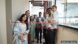 Ribbon-cutting inauguration ceremony at the SkillCircle Meerut centre launch on Baghpat Road