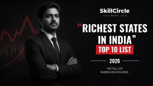 Top 10 Richest States in India: 2026 GDP Ranking – SkillCircle blog cover